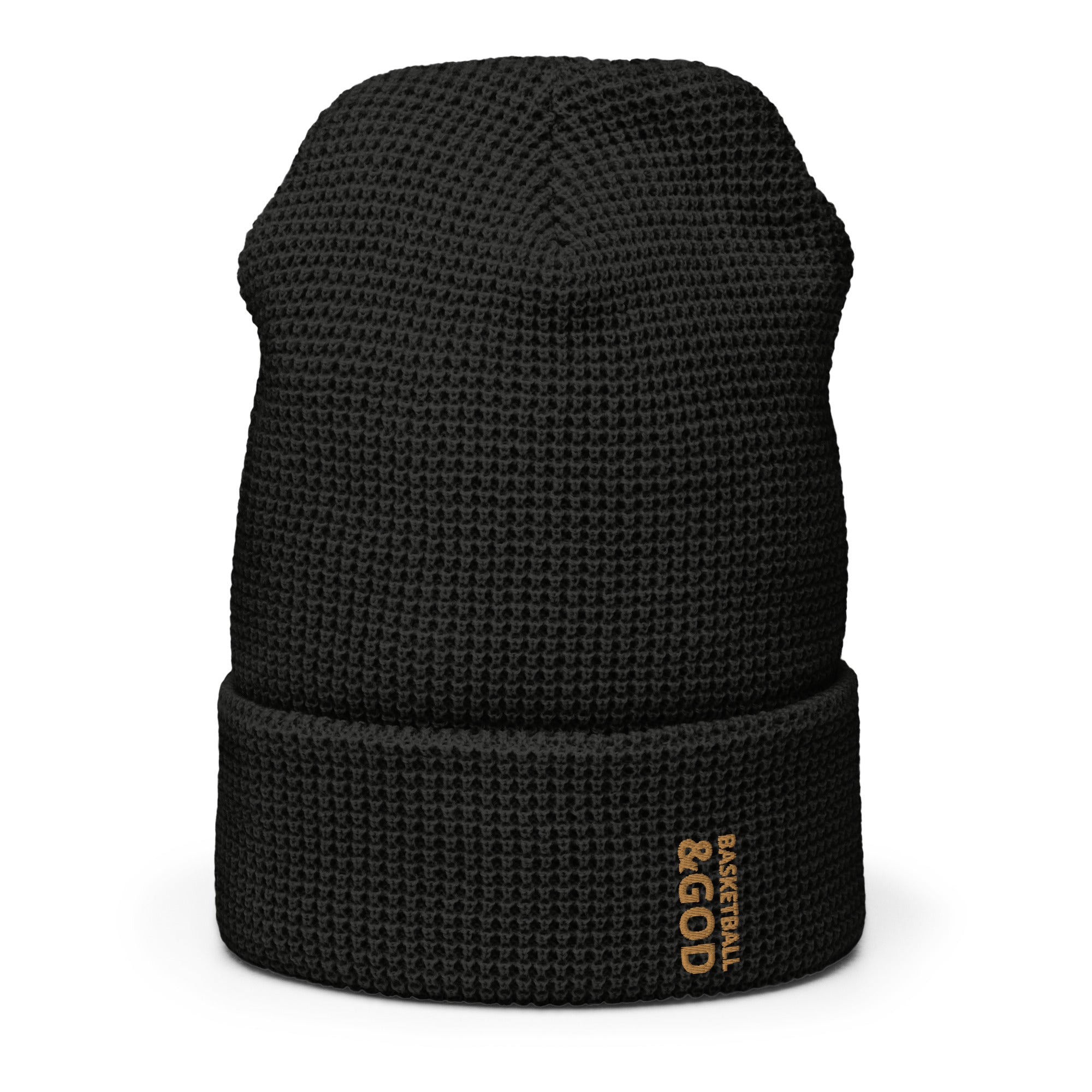 Basketball &God Zest Waffle Beanie
