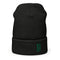 Baseball &God Vertical Evergreen Waffle Beanie