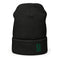 Soccer &God Vertical Evergreen Waffle Beanie