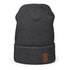 Basketball &God Vertical Orange Waffle Beanie