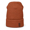 Basketball &God Vertical Onyx Waffle Beanie