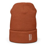 Football &God Vertical Waffle Beanie
