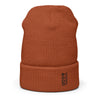 Football &God Vertical Onyx Waffle Beanie