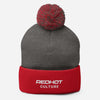 Dark Heather Grey/ Red