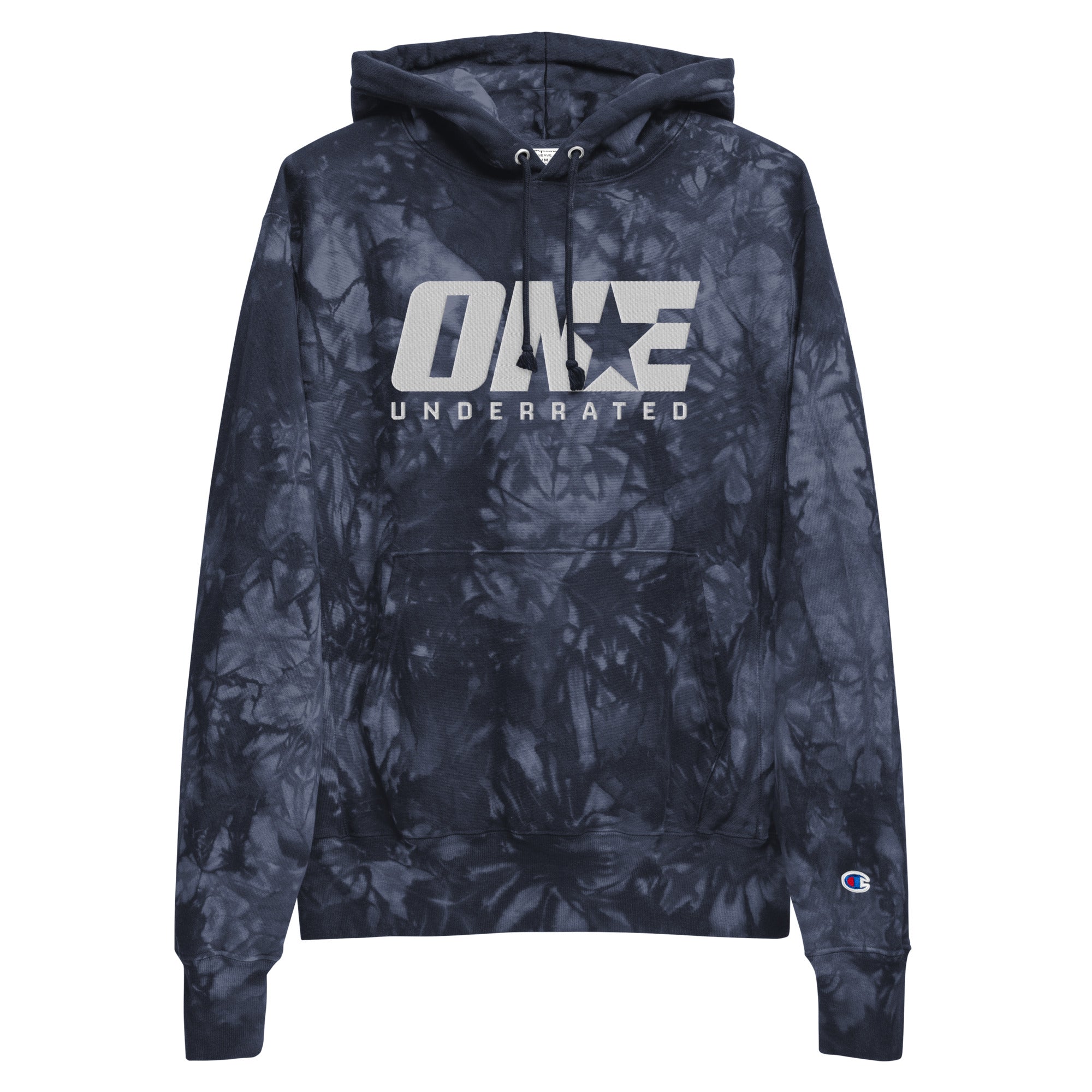 1STAR Underrated Champion Tie-dye Hoodie
