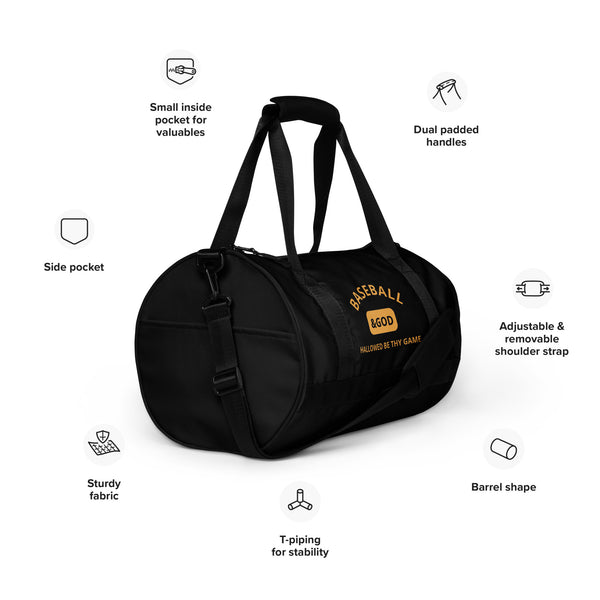 Baseball &God King Gym Bag