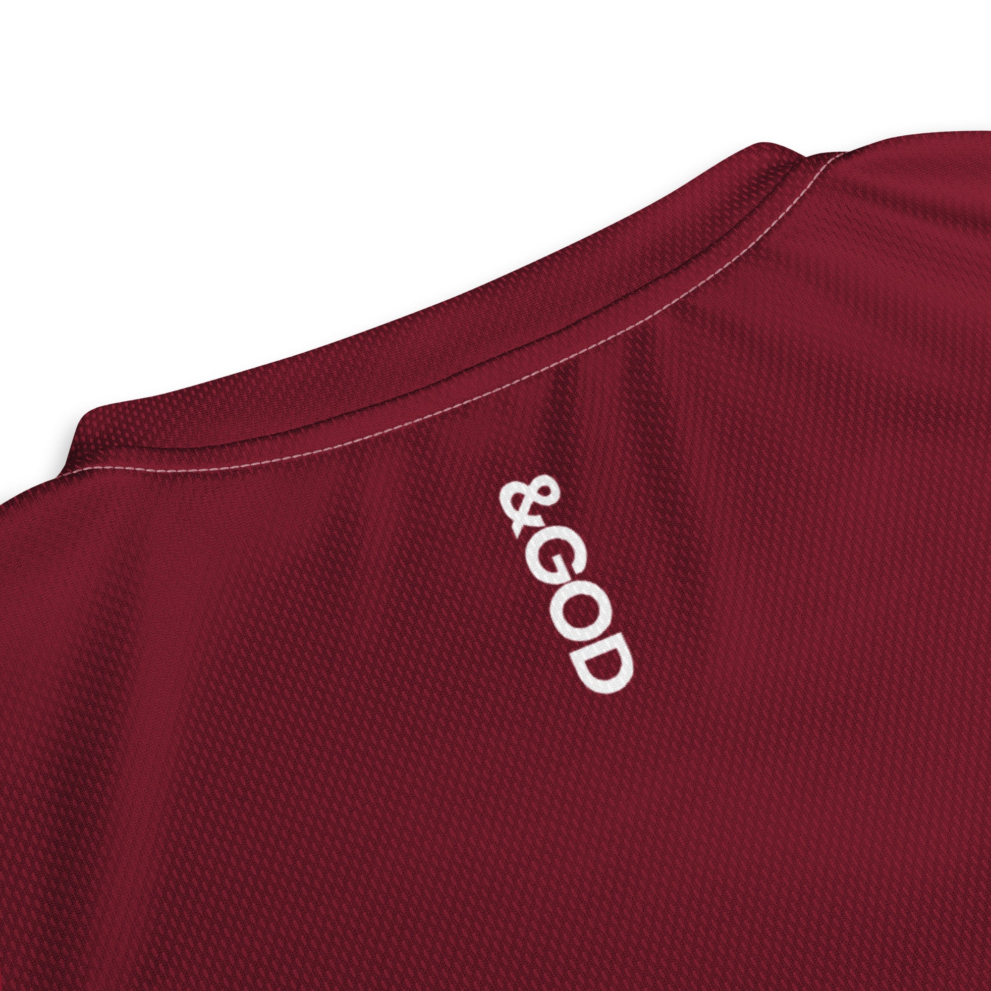 Basketball &God Rust Recycled Unisex Sports Jersey T-Shirt