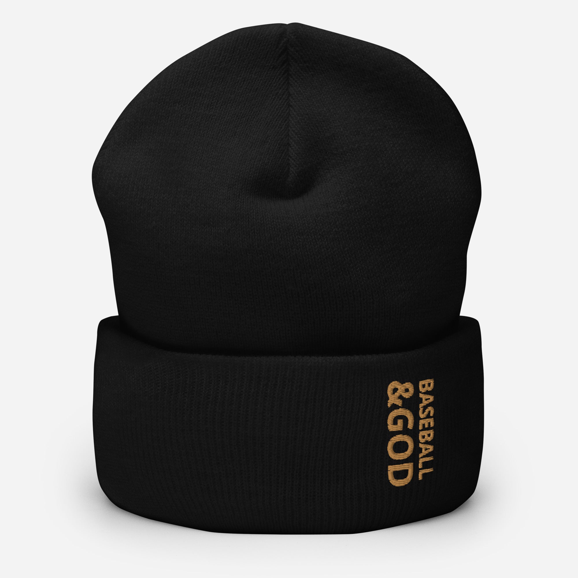 Baseball &God Zest Cuffed Beanie