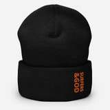 Surfers &God Orange Cuffed Beanie