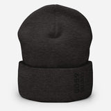 Centers &God Onyx Cuffed Beanie