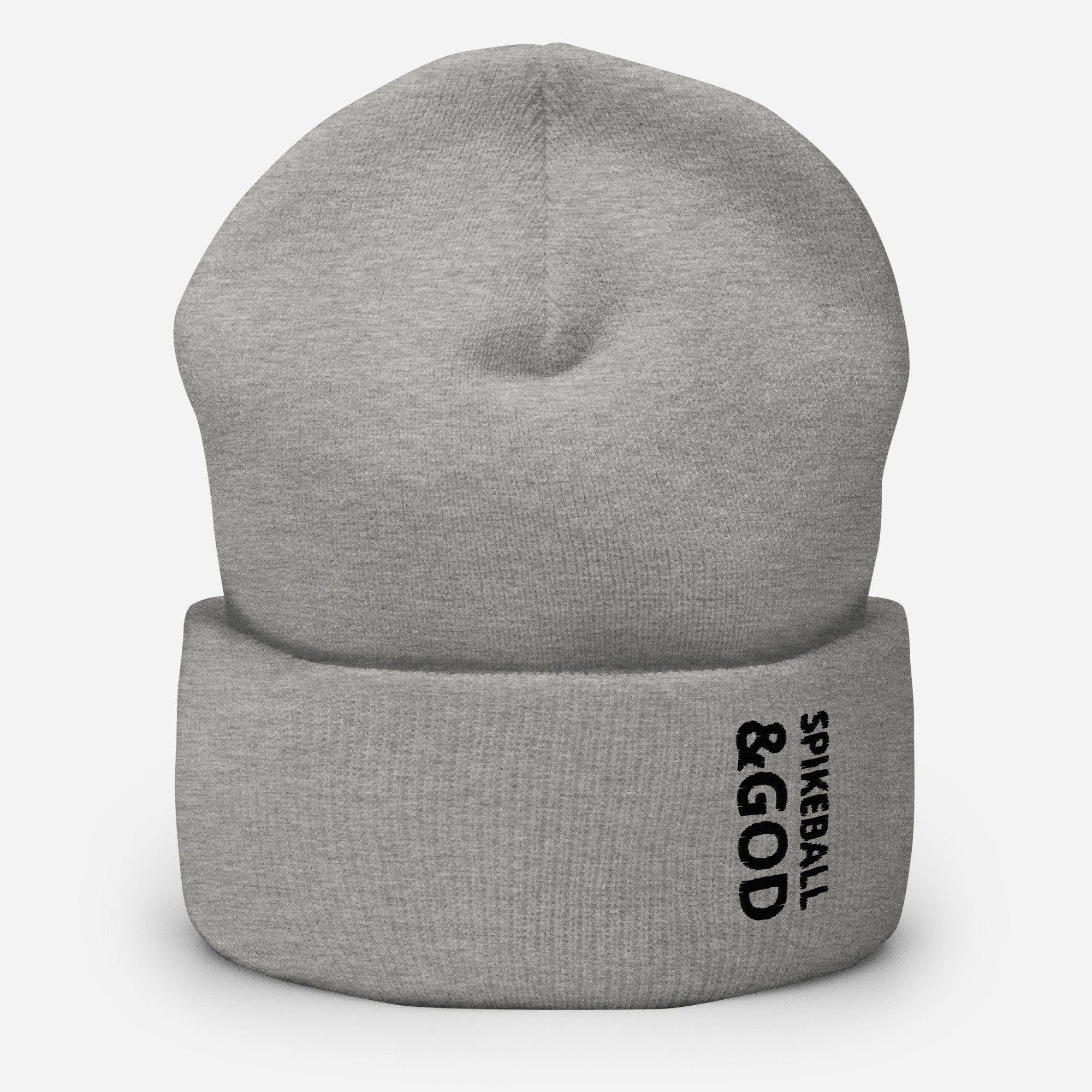 Spikeball &God Onyx Cuffed Beanie
