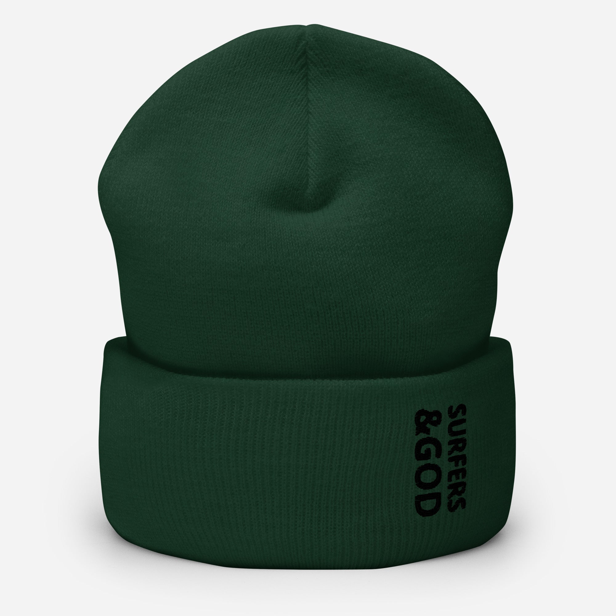 Surfers &God Onyx Cuffed Beanie
