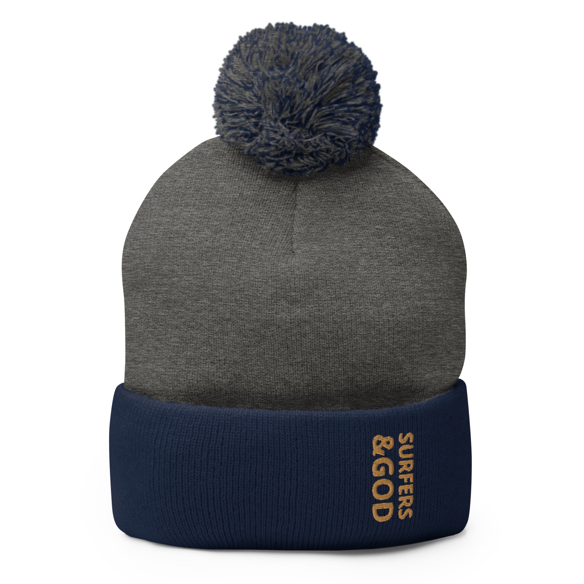 Surfers &God Zest Pom-Pom Beanie