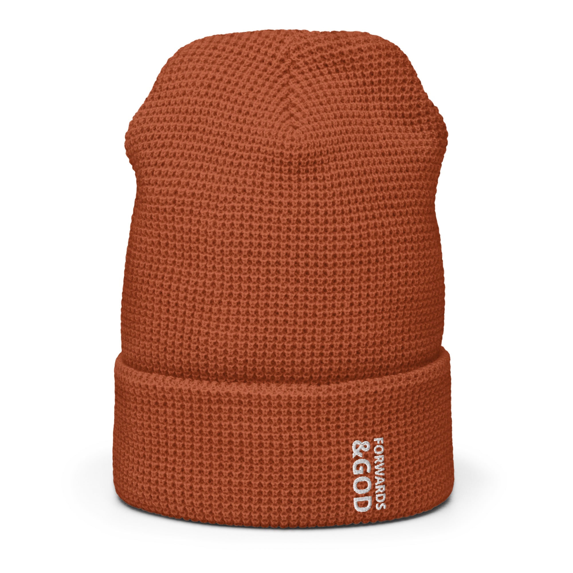 Forwards &God Vertical Waffle Beanie